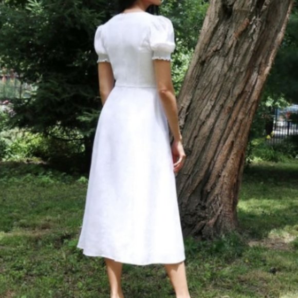 Reformation Windsor Dress in Mildred Size 2 - Picture 5 of 5